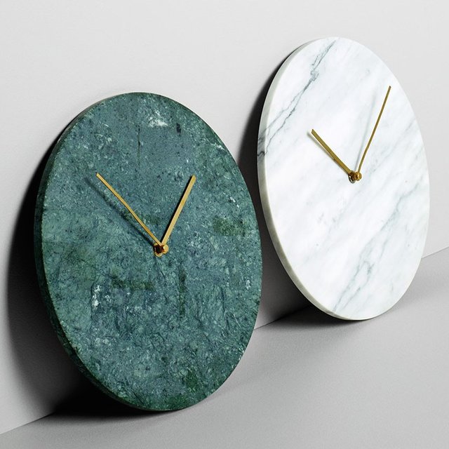 Marble Wall Clock by Menu