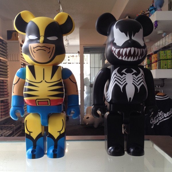 Wolverine & Venom Be@rbricks by Medicom