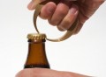 Brass Crescent Bottle Opener