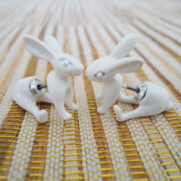 Alice’s Rabbit Hole 3D Earrings