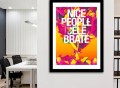 Nice People Celebrate Print by Danny Ivan