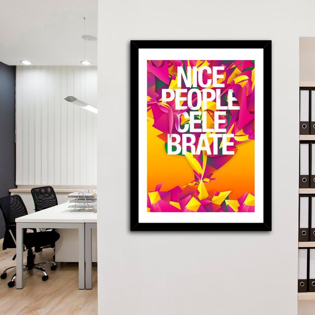 Nice People Celebrate Print by Danny Ivan