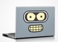 Bender Face Laptop Skin