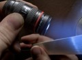 Camera Lens Light Up Keychain