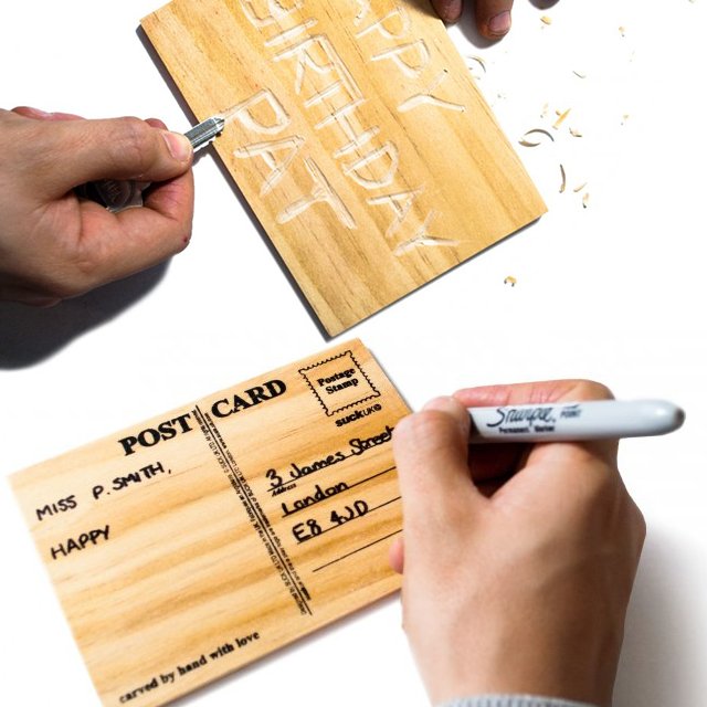 Carve Your Own Card