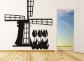 Dutch Windmill Wall Sticker Landmark Wall Decal
