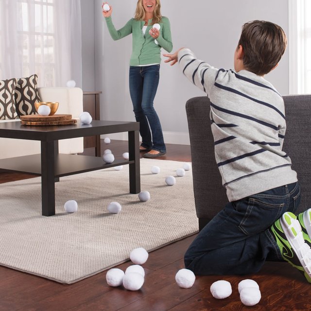 Indoor Snowball Fight