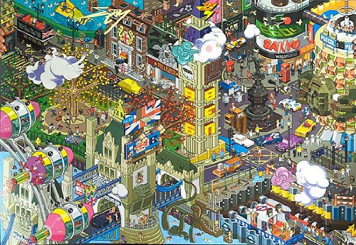 London – A2 art print by eBoy