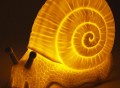 Of The Wild Porcelain Snail Lamp