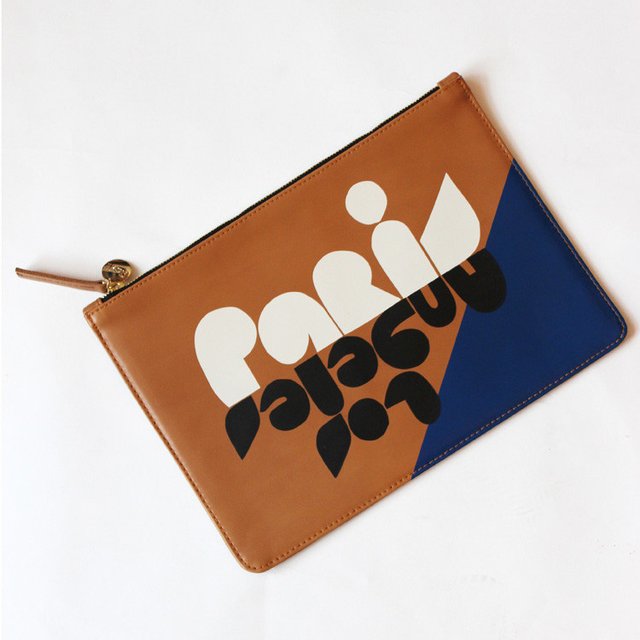 Paris/Los Angeles Margot Flat Clutch by Clare V.