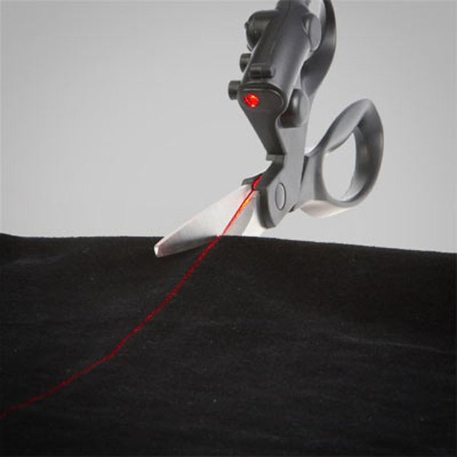 Straight Edge Laser-Guided Scissors