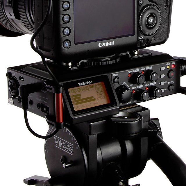 Tascam DR-70D Audio Recorder for DSLR Cameras