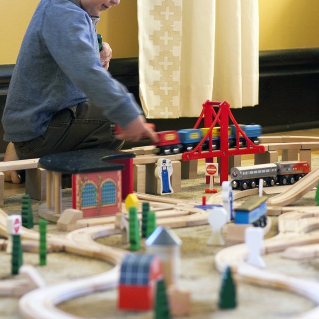 Wooden Railway Set