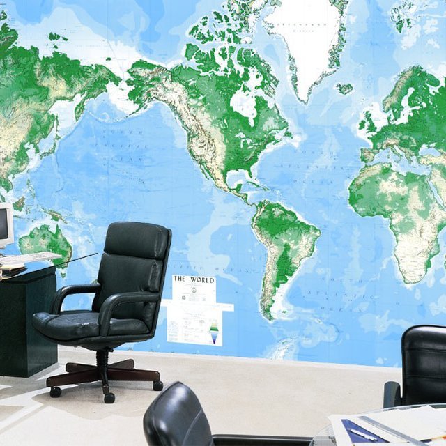 World’s Largest World Map Mural