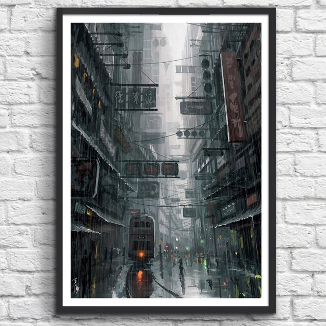 The City Print by Wlop