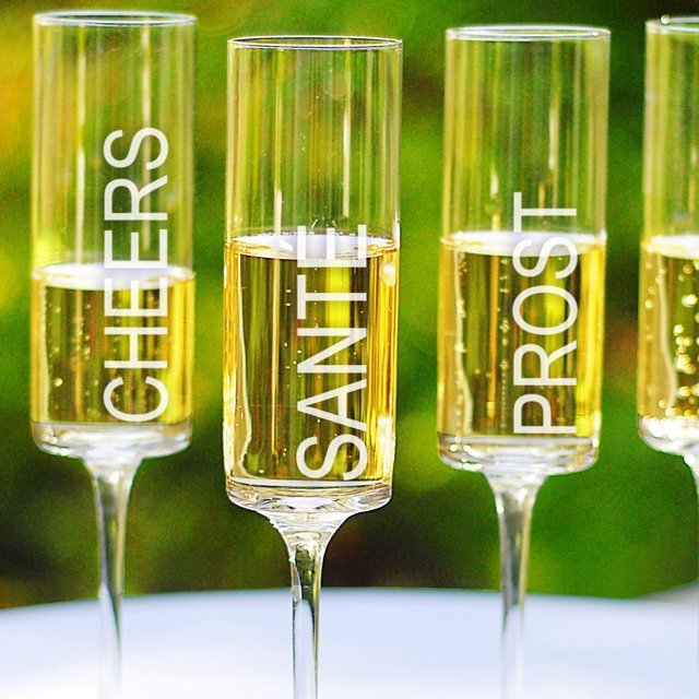 Cheers! Champagne Flutes