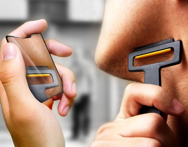 Carzor-Card Shaped Razor & Mirror