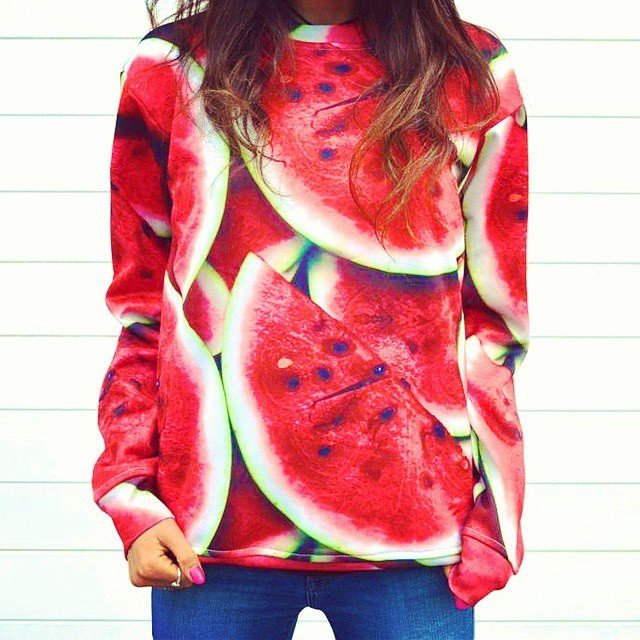 Watermelon Sweater by Shelfies