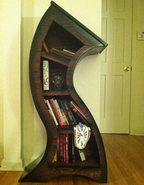 Melting Bookcase