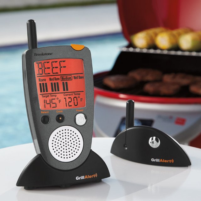 Grill Alert Talking Remote Meat Thermometer