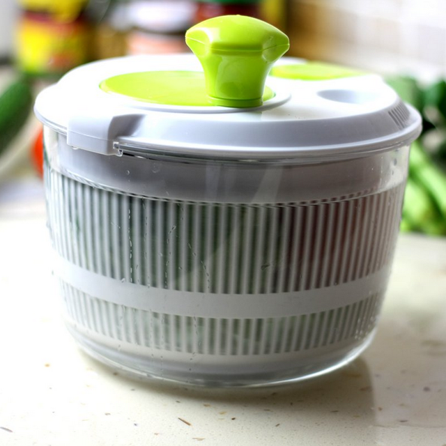 Mini Crank Handle Salad Spinner