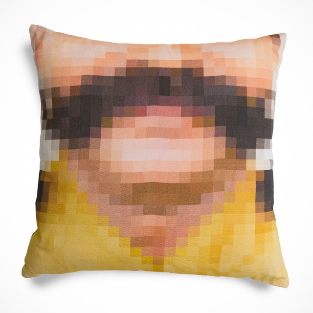 Yaya Mustache Pillow by Blu Dot