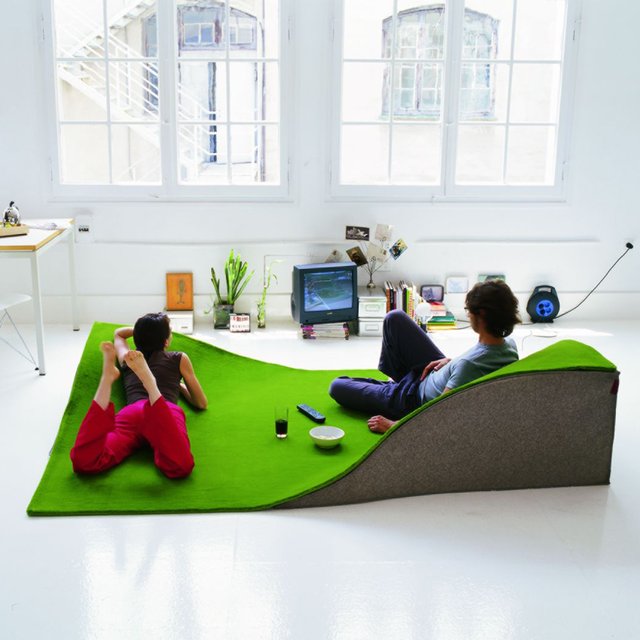 Flying Carpet Green Rug