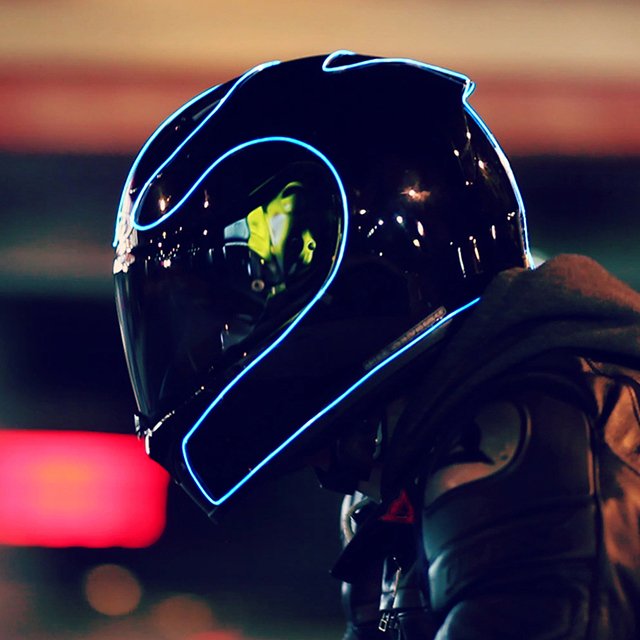 LightMode Electroluminescent Motorcycle Helmet Kit