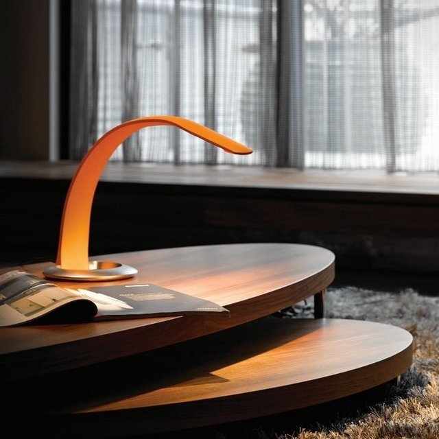Hatha LED Desk Lamp in Sunrise Orange