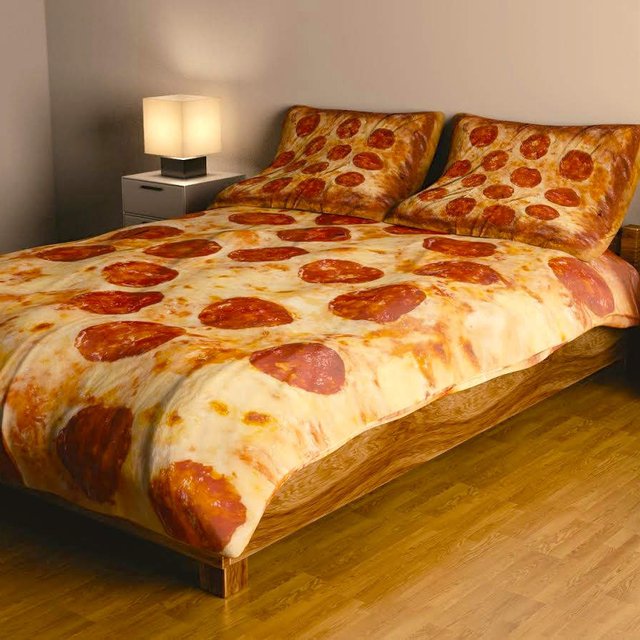 Pepperoni Pizza Pillowcase