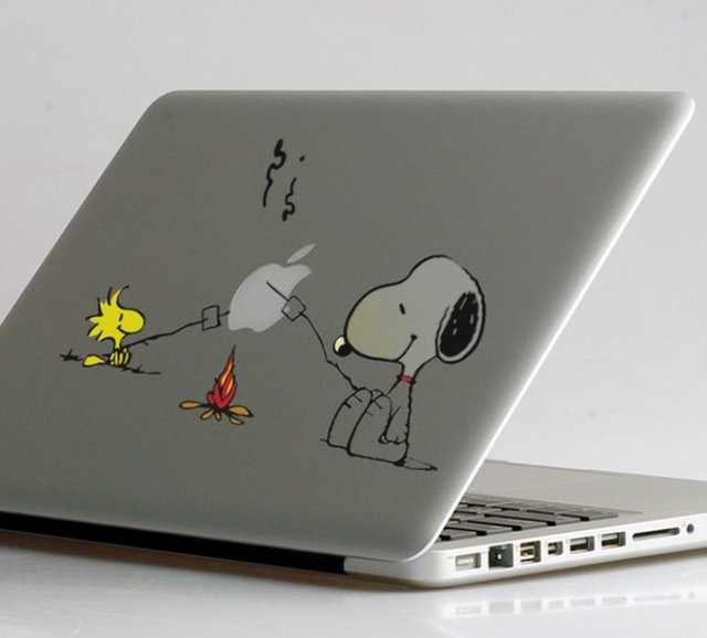 Snoopy BBQ Macbook Decal