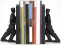 Man Pushing Bookends