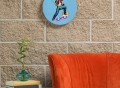 Kickflip Round Wall Clock