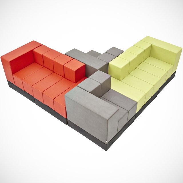 Colourscape Flying V Sofa by Oi Furniture
