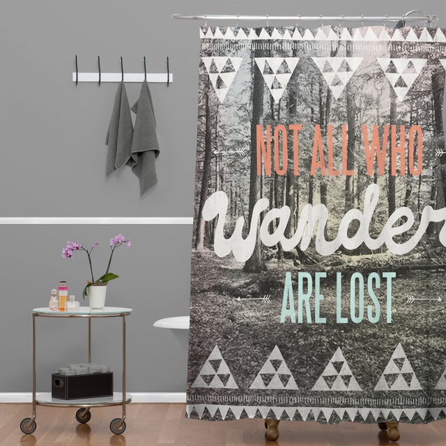 Wander Shower Curtain by Wesley Bird