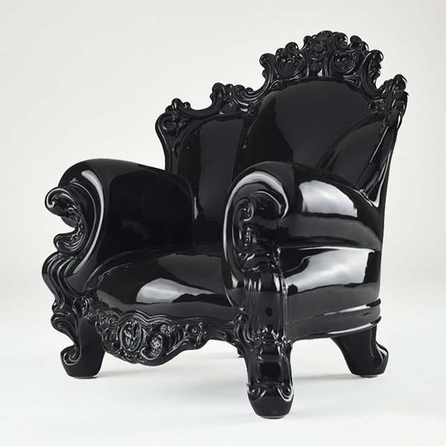 Black Ceramic Proust Chair