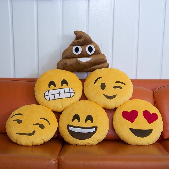 Emoji Pillows by Throwboy