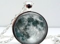 Moon Dome Pendant Necklace