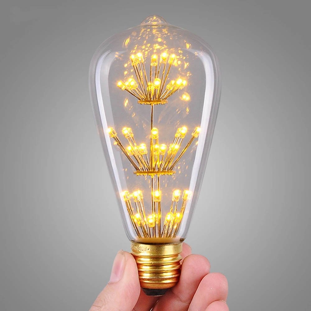 LED Edison Squirrel Cage Bulb