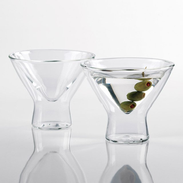 Steady-Temp Martini Glasses