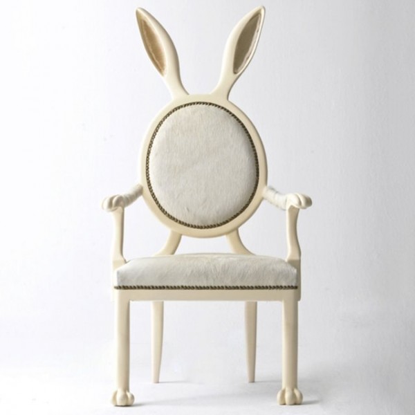 stuffed bunny chair