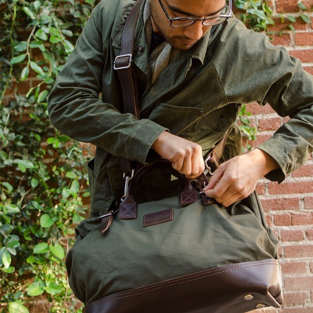 Courier Bag by Heritage Leather + Apolis