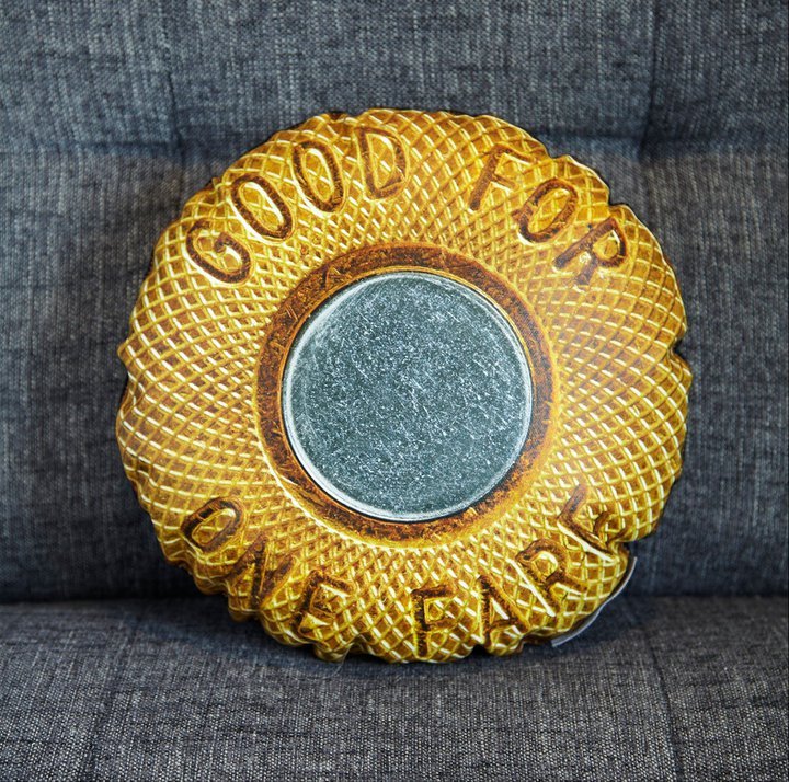 NYC Subway Token Pillows by In The Seam