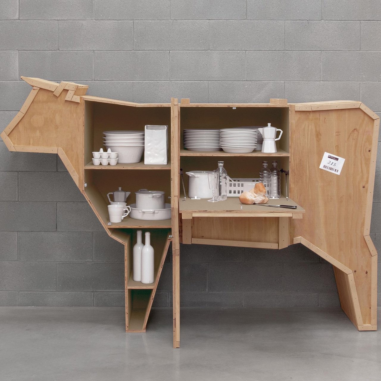 Seletti Sending Animal Cow Shelf