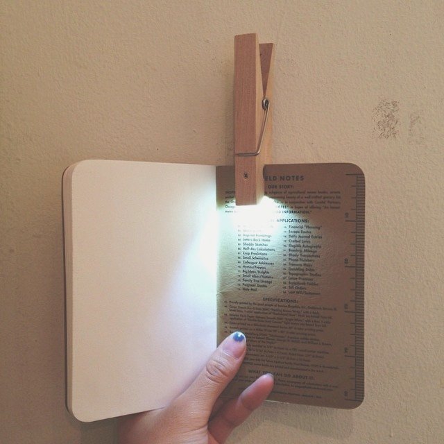 Clothespin Clip Light