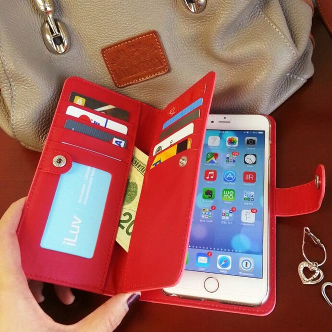 Leather Wallet Case for iPhone 6 Plus by iLuv