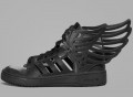 Black Wings 2.0 Cutout Sneakers by Adidas x Jeremy Scott