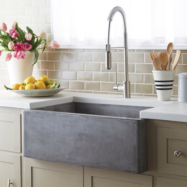 Concrete Farmhouse Sink