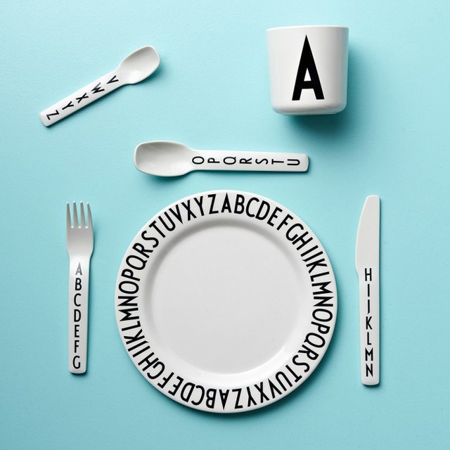 Kids Melamine Place Setting by Arne Jacobsen