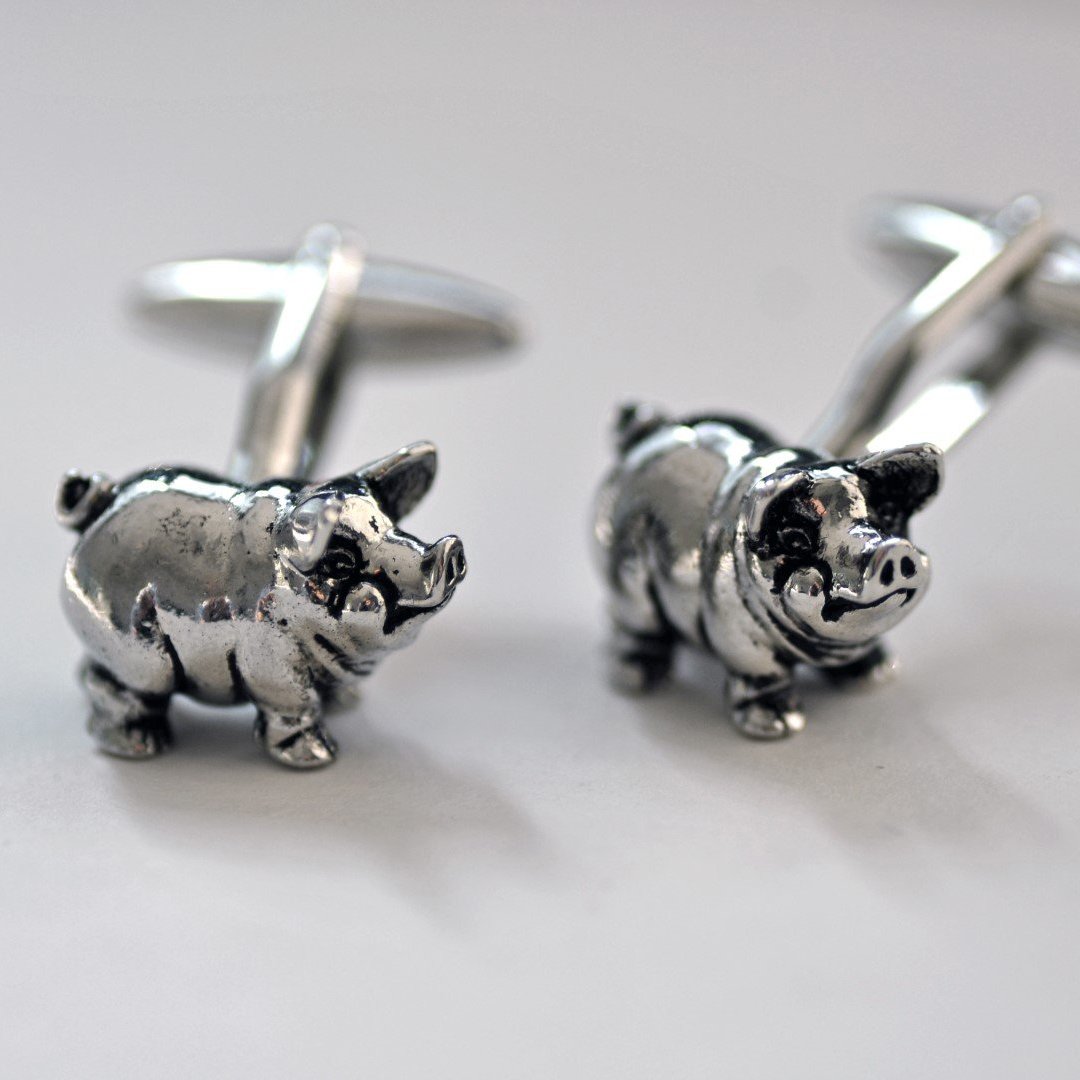Piggy Cufflinks by FACA